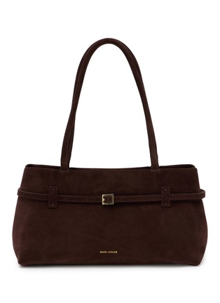 Main View - Click To Enlarge - MANU ATELIER - Le Cambon East West Suede Bag