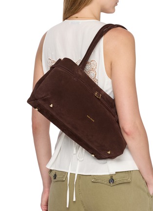 Figure View - Click To Enlarge - MANU ATELIER - Le Cambon East West Suede Bag