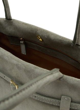 Detail View - Click To Enlarge - MANU ATELIER - Le Cambon East West Suede Handbag