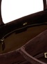 Detail View - Click To Enlarge - MANU ATELIER - Le Cambon 35 Suede Top Handle Bag