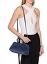 Front View - Click To Enlarge - MANU ATELIER - Le Cambon 25 Suede Handbag