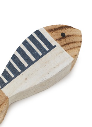 Detail View - Click To Enlarge - ARTESANIA ESTEBAN FERRER SL - Hand-Painted Wooden Fish Ornament