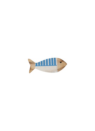 Detail View - Click To Enlarge - ARTESANIA ESTEBAN FERRER SL - Hand-Painted Wooden Fish Ornament