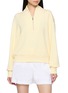 Main View - Click To Enlarge - VARLEY - Davidson Half Zip Cropped Sweater