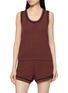 VARLEY Gideon Pointelle Cotton Knit Tank Top
