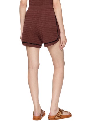 Back View - Click To Enlarge - VARLEY - Morden Cotton Knit Shorts