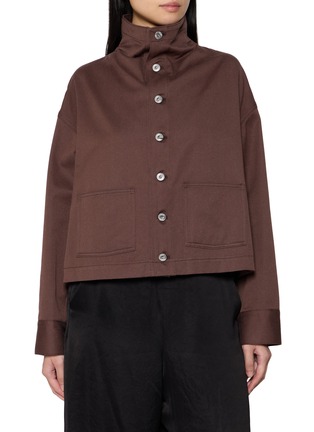 Main View - Click To Enlarge - TAIGA TAKAHASHI - Funnel Neck Coverall Jacket