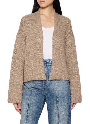 Main View - Click To Enlarge - TAIGA TAKAHASHI - Open Front Cashmere Knit Cardigan