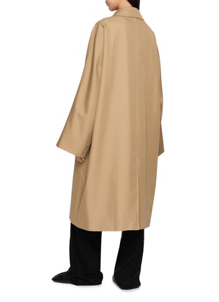 Back View - Click To Enlarge - TAIGA TAKAHASHI - Balmacaan Dolman Sleeve Coat