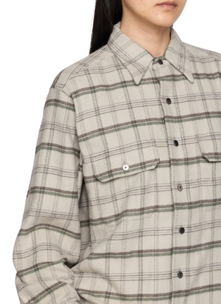  - TAIGA TAKAHASHI - One Piece Collar Chequered Sports Shirt