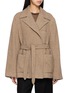 TAIGA TAKAHASHI Notch Lapel Belted Jacket