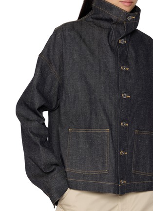  - TAIGA TAKAHASHI - Funnel Neck Denim Coverall Jacket