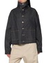 TAIGA TAKAHASHI Funnel Neck Denim Coverall Jacket