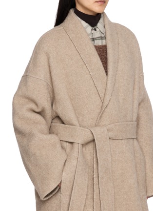  - TAIGA TAKAHASHI - Belted Double Face Selvedge Long Coat