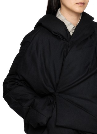  - TAIGA TAKAHASHI - Asymmetric Front Hooded Down Jacket