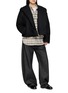 Figure View - Click To Enlarge - TAIGA TAKAHASHI - Asymmetric Front Hooded Down Jacket