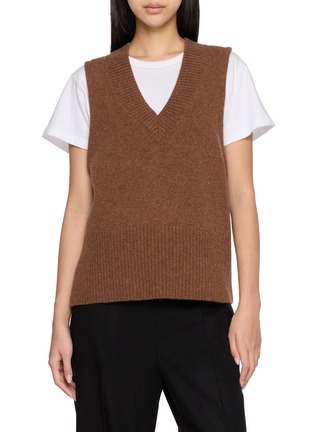 Main View - Click To Enlarge - TAIGA TAKAHASHI - Varsity Letterman Knit Vest