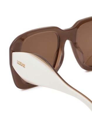 Detail View - Click To Enlarge - LOEWE - Sierra Acetate Square Sunglasses