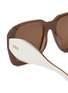 Detail View - Click To Enlarge - LOEWE - Sierra Acetate Square Sunglasses