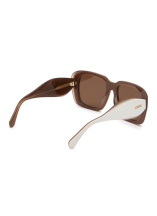 Figure View - Click To Enlarge - LOEWE - Sierra Acetate Square Sunglasses