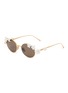 LOEWE Daisy Field Metal Round Sunglasses