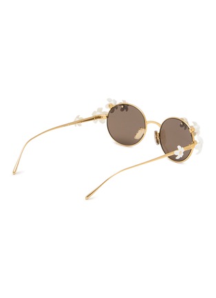 Figure View - Click To Enlarge - LOEWE - Daisy Field Metal Round Sunglasses