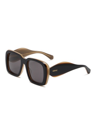 Main View - Click To Enlarge - LOEWE - Sierra Acetate Square Sunglasses