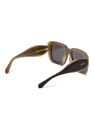 Figure View - Click To Enlarge - LOEWE - Sierra Acetate Square Sunglasses