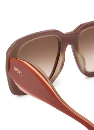 Detail View - Click To Enlarge - LOEWE - Sierra Acetate Square Sunglasses