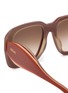 Detail View - Click To Enlarge - LOEWE - Sierra Acetate Square Sunglasses