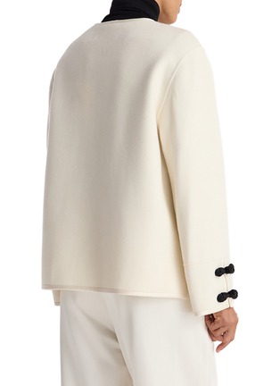 Back View - Click To Enlarge - RÓHE - Double Faced Pankou Wool Cashmere Jacket