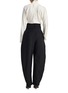 Back View - Click To Enlarge - RÓHE - Puck Satin Cummerbund Waistband Wool Pants