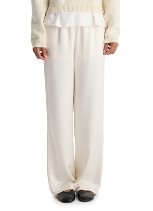 Detail View - Click To Enlarge - RÓHE - Elasticated Waistband Wide Leg Pants
