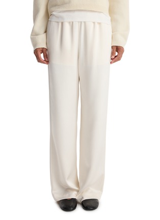 Main View - Click To Enlarge - RÓHE - Elasticated Waistband Wide Leg Pants