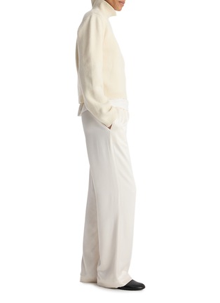 Figure View - Click To Enlarge - RÓHE - Elasticated Waistband Wide Leg Pants