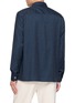 Back View - Click To Enlarge - BRUNELLO CUCINELLI - Pocket Wool Western Shirt