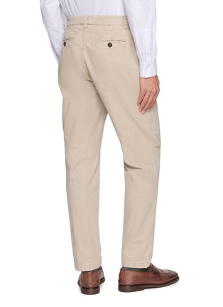 Back View - Click To Enlarge - BRUNELLO CUCINELLI - Cotton Chino Pants