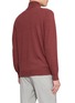 Back View - Click To Enlarge - BRUNELLO CUCINELLI - Long Sleeve Quarter Zip Cashmere Sweater
