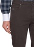  - BRUNELLO CUCINELLI - Logo Embroidered Stretch Cotton Jeans