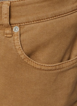  - BRUNELLO CUCINELLI - Dyed Stretch Cotton Straight Leg Jeans