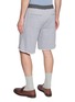 Back View - Click To Enlarge - BRUNELLO CUCINELLI - Logo Cotton Sweatshorts