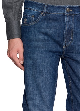  - BRUNELLO CUCINELLI - Dark Wash Lightweight Denim Jeans