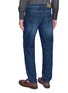 Back View - Click To Enlarge - BRUNELLO CUCINELLI - Dark Wash Lightweight Denim Jeans