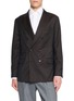 BRUNELLO CUCINELLI Double Breasted Wool Cashmere Blazer
