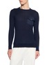 BRUNELLO CUCINELLI Crewneck Cashmere Silk Knit Sweater