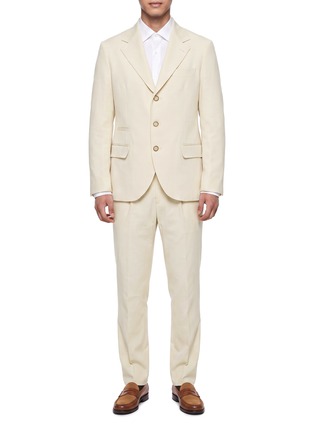 Main View - Click To Enlarge - BRUNELLO CUCINELLI - Cotton Wool Suit