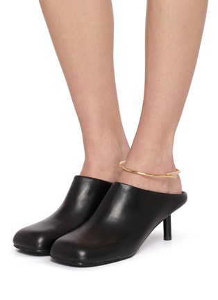Figure View - Click To Enlarge - SACAI - 65 Leather Mules