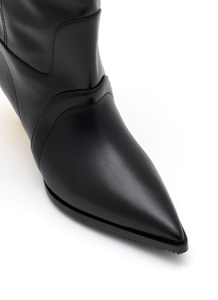 Detail View - Click To Enlarge - SACAI - 65 Utility Leather Short Boots