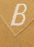 Detail View - Click To Enlarge - BARRIE - Logo Embroidered Cashmere Foulard