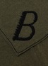 Detail View - Click To Enlarge - BARRIE - Logo Embroidered Cashmere Foulard